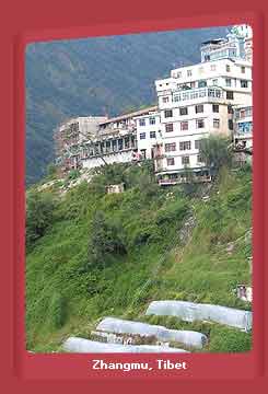 Zhangmu, Tibet